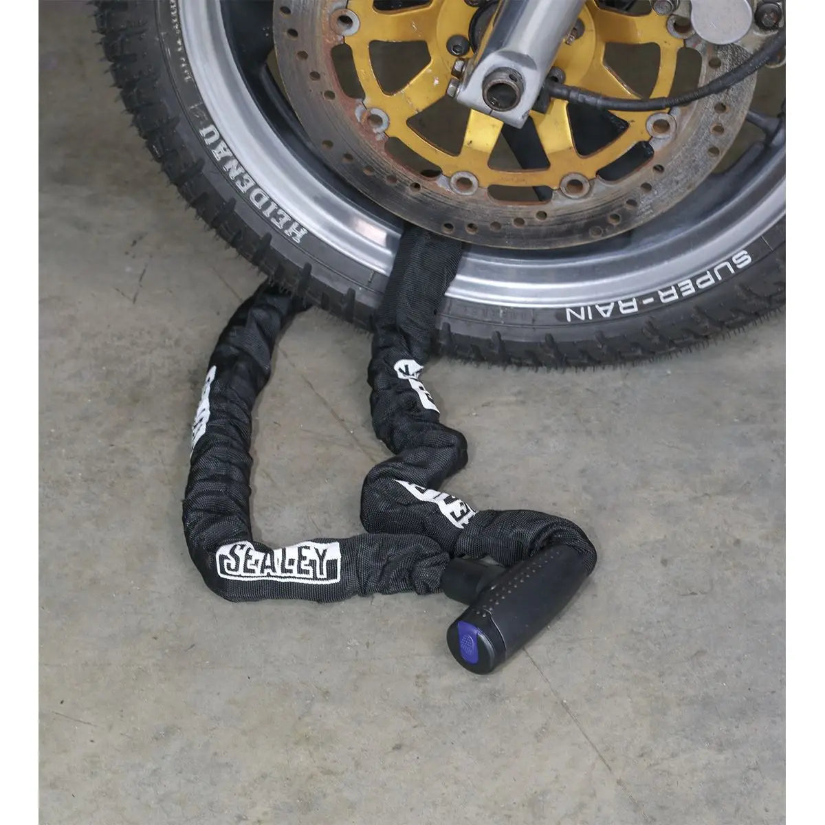 Sealey Motorcycle Chain Lock 10mm x 1.5m 