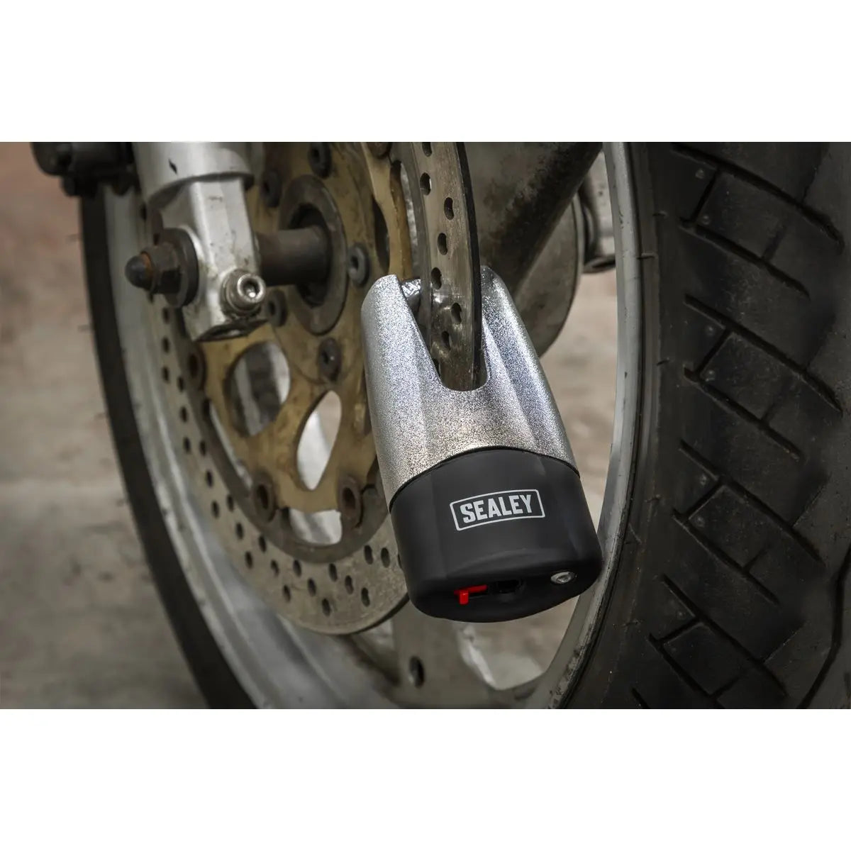 Sealey Motorcycle Chain & Disc Lock 10.5 x 10.5 x 1500mm 4* ART Approved 