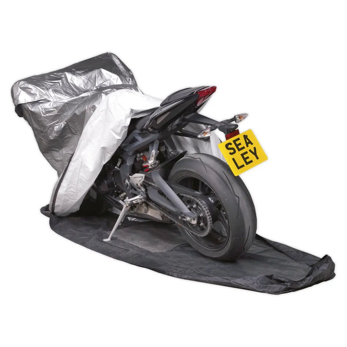 Sealey Motorcycle Coverall - Medium with Solar Panel Pocket 