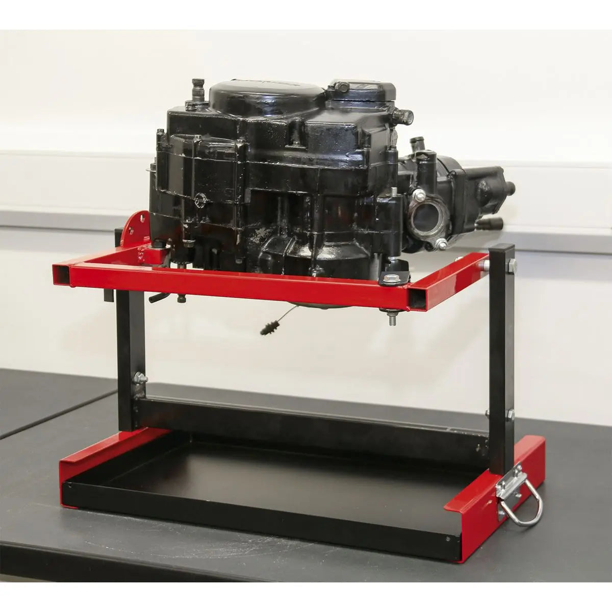 Sealey Motorcycle Engine Stand, Single/Twin Cylinder 30kg Capacity 