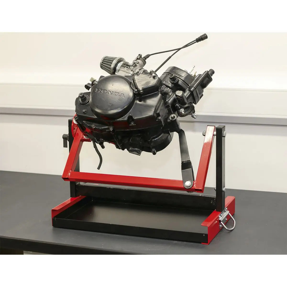 Sealey Motorcycle Engine Stand, Single/Twin Cylinder 30kg Capacity 