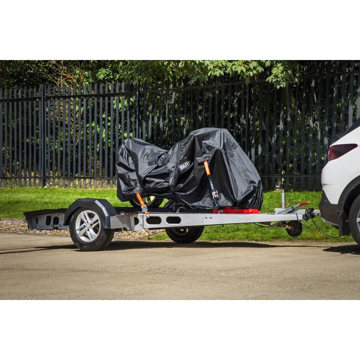 Sealey Motorcycle Transport Cover - Large  White Rose Tools