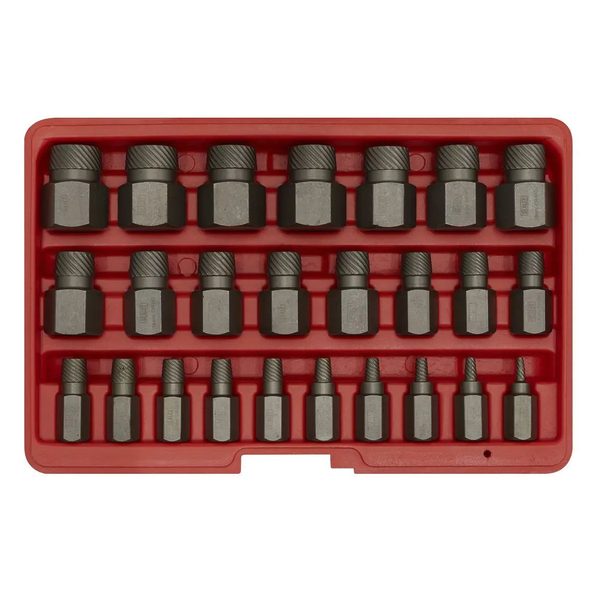 Sealey Multi-Spline Screw Extractor Set 25pc 