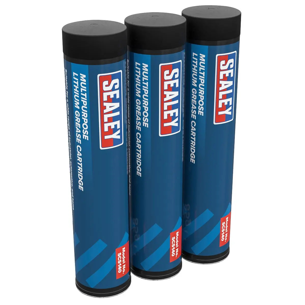Sealey Multipurpose Lithium Grease Cartridge 85g - Pack of 3  White Rose Tools