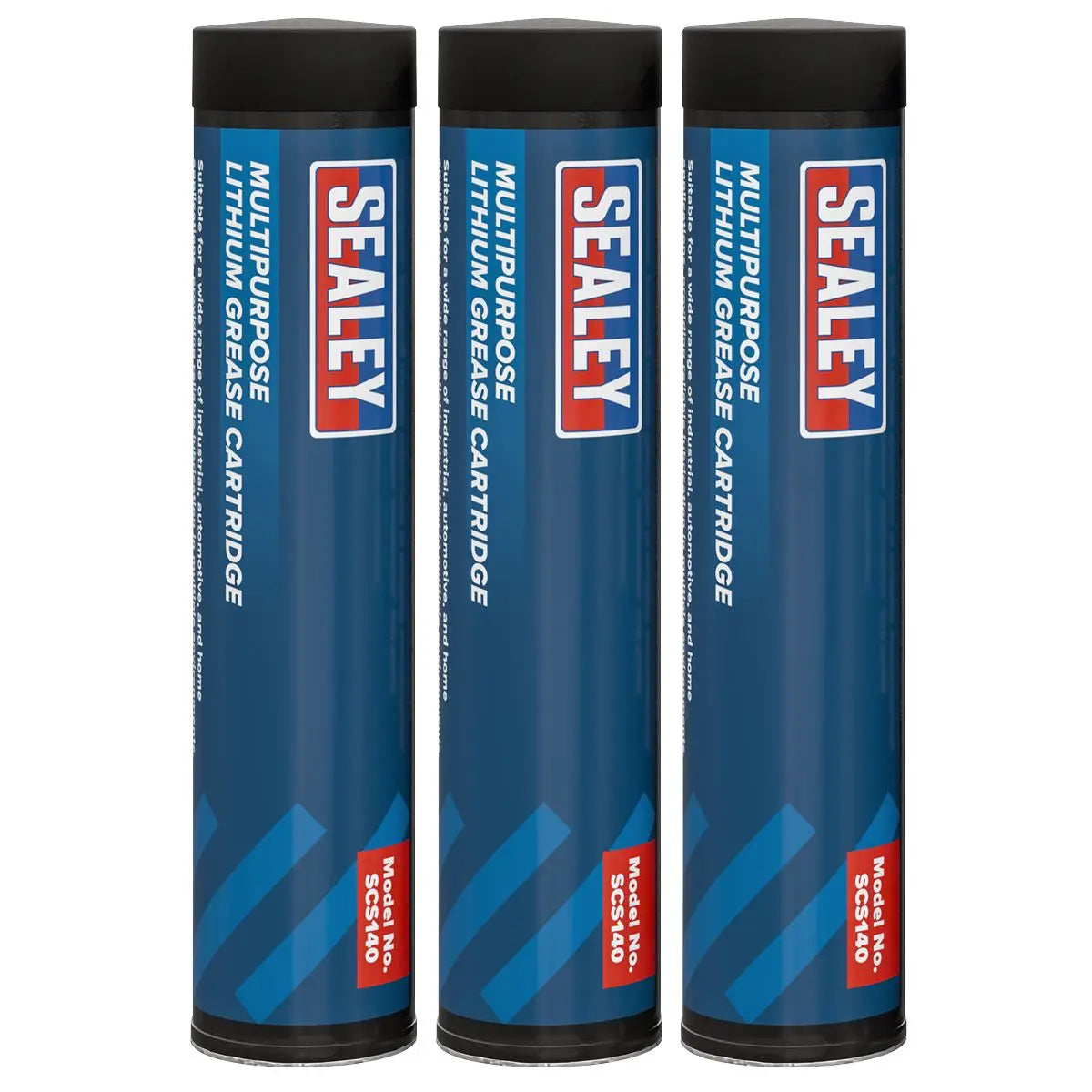 Sealey Multipurpose Lithium Grease Cartridge 85g - Pack of 3  White Rose Tools