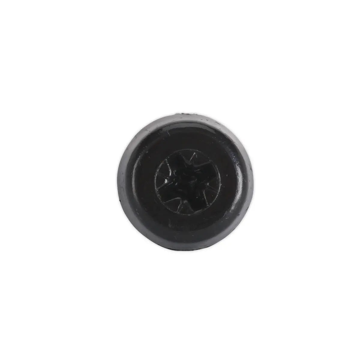 Sealey Numberplate Screw Plastic Enclosed Head 4.8 x 18mm Black Pack of 50 