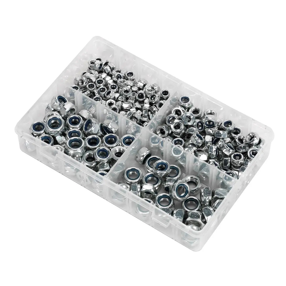 Sealey Nylon Locknut Assortment 300pc M6-M12 Metric 