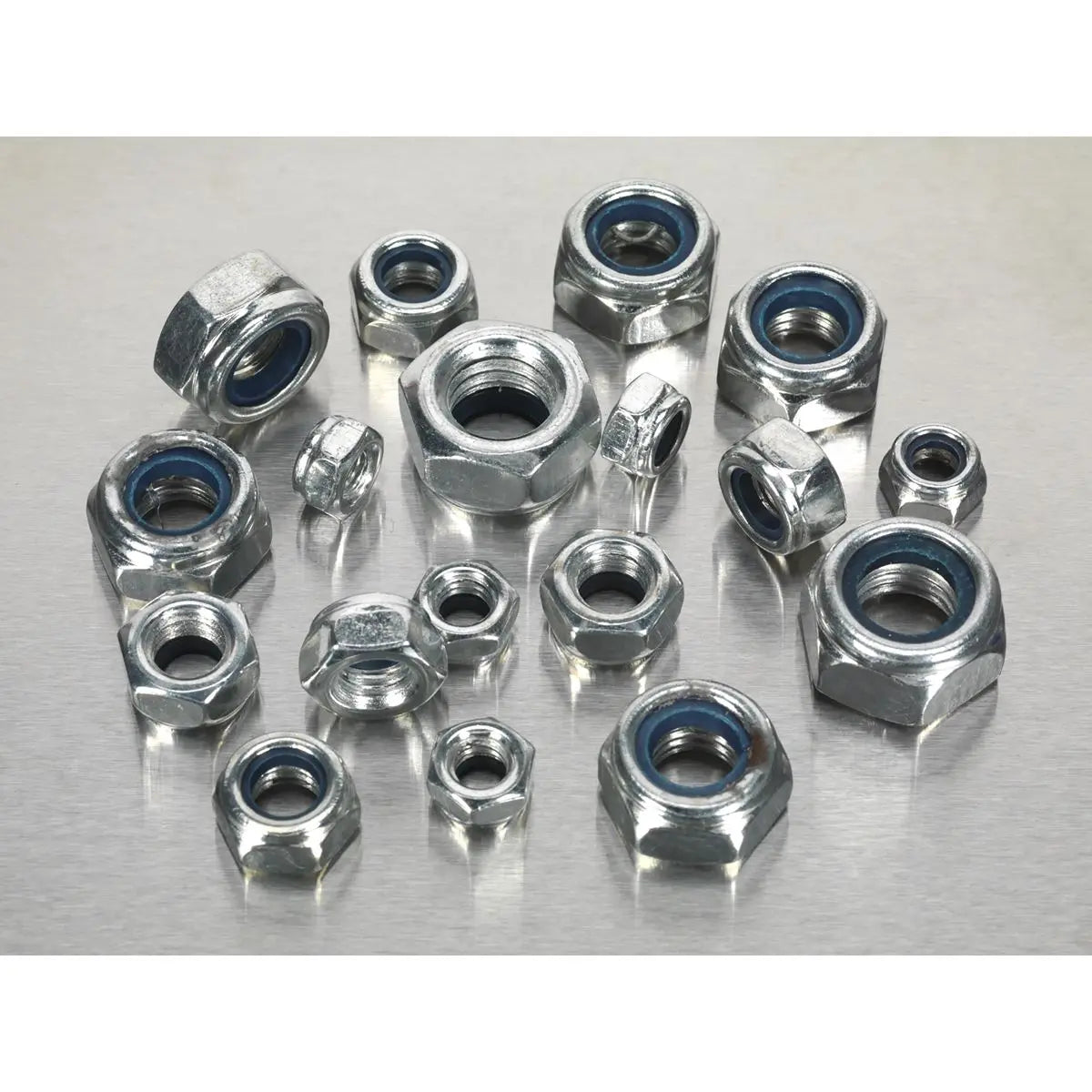 Sealey Nylon Locknut Assortment 300pc M6-M12 Metric 