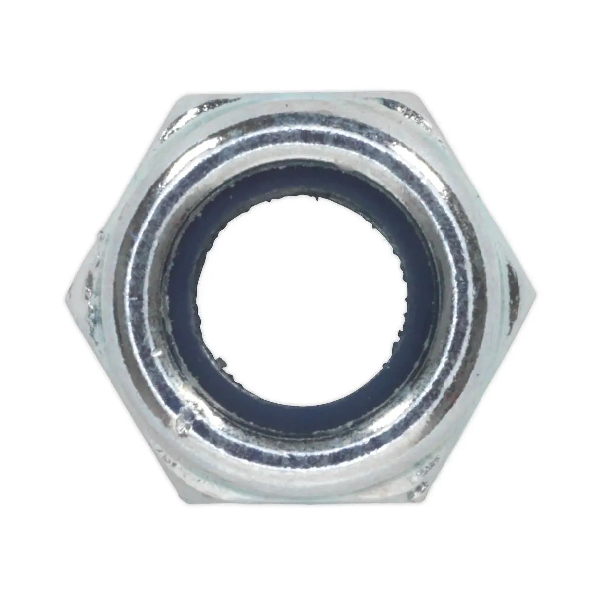 Sealey Nylon Locknut M6 Zinc Pack of 100 