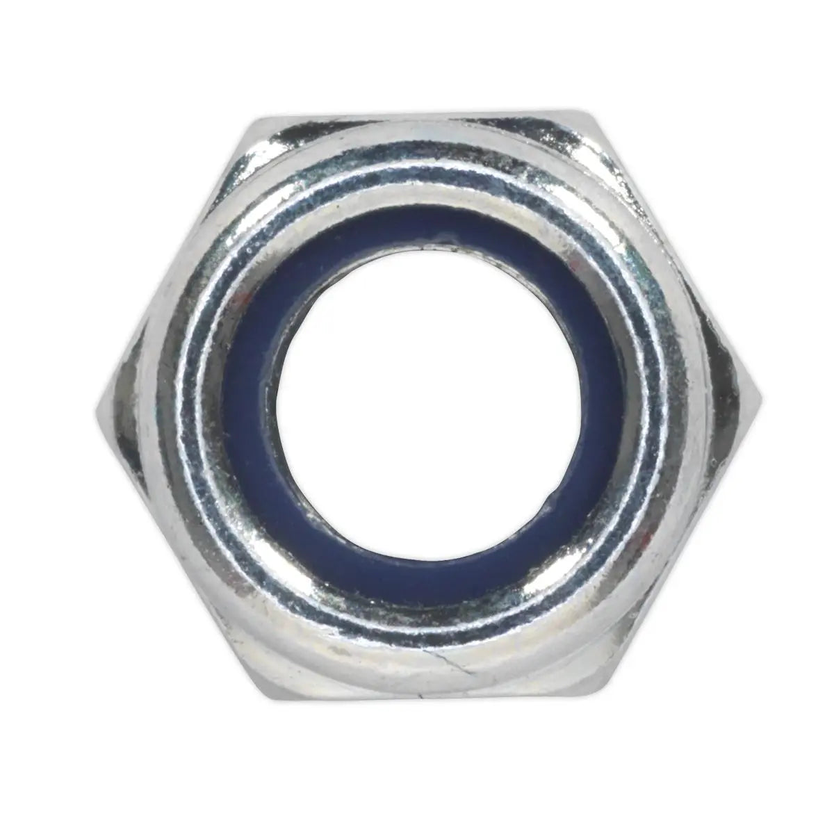 Sealey Nylon Locknut M8 Zinc Pack of 100 