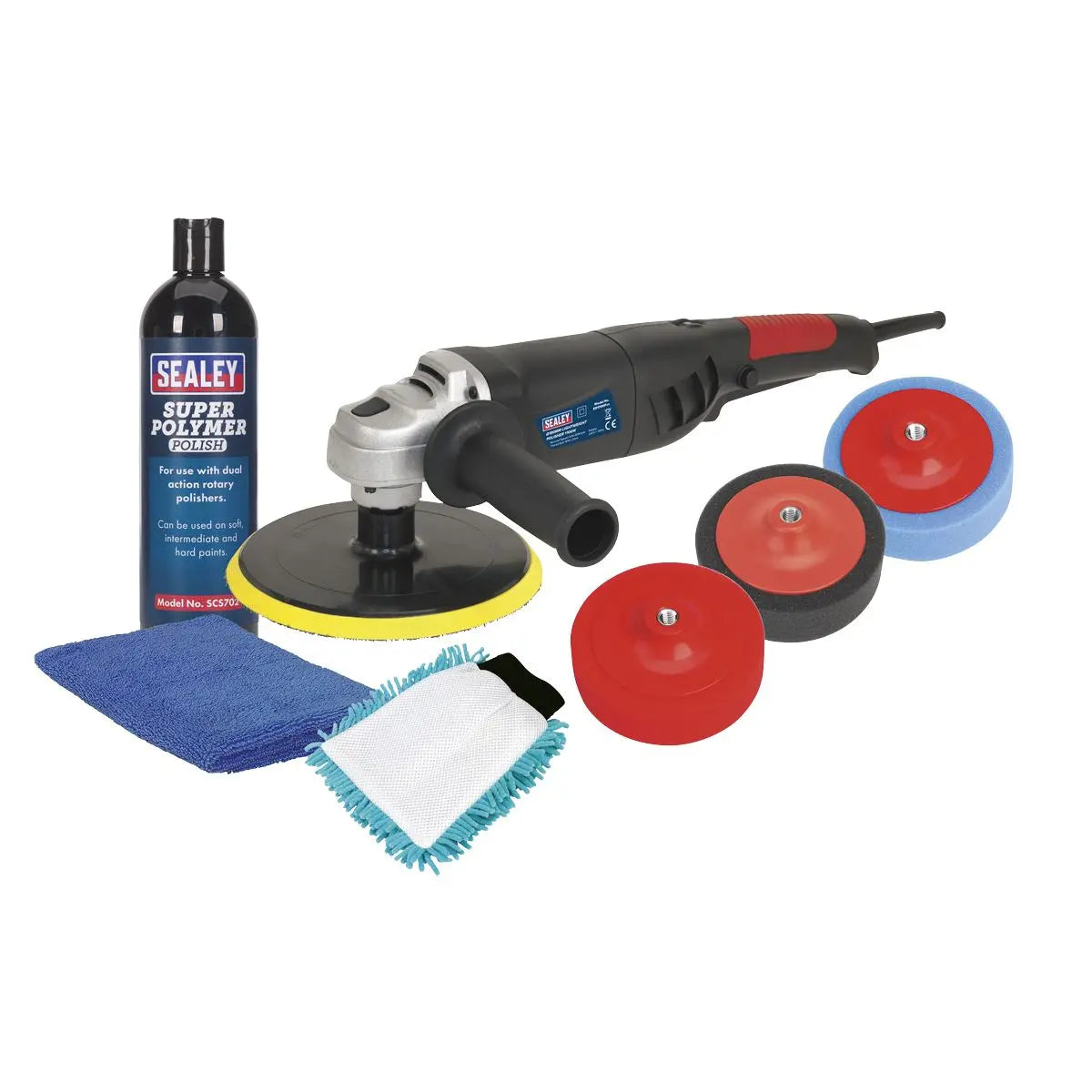 Sealey Ø180mm Pro Electric Polisher Kit 1100W/230V 