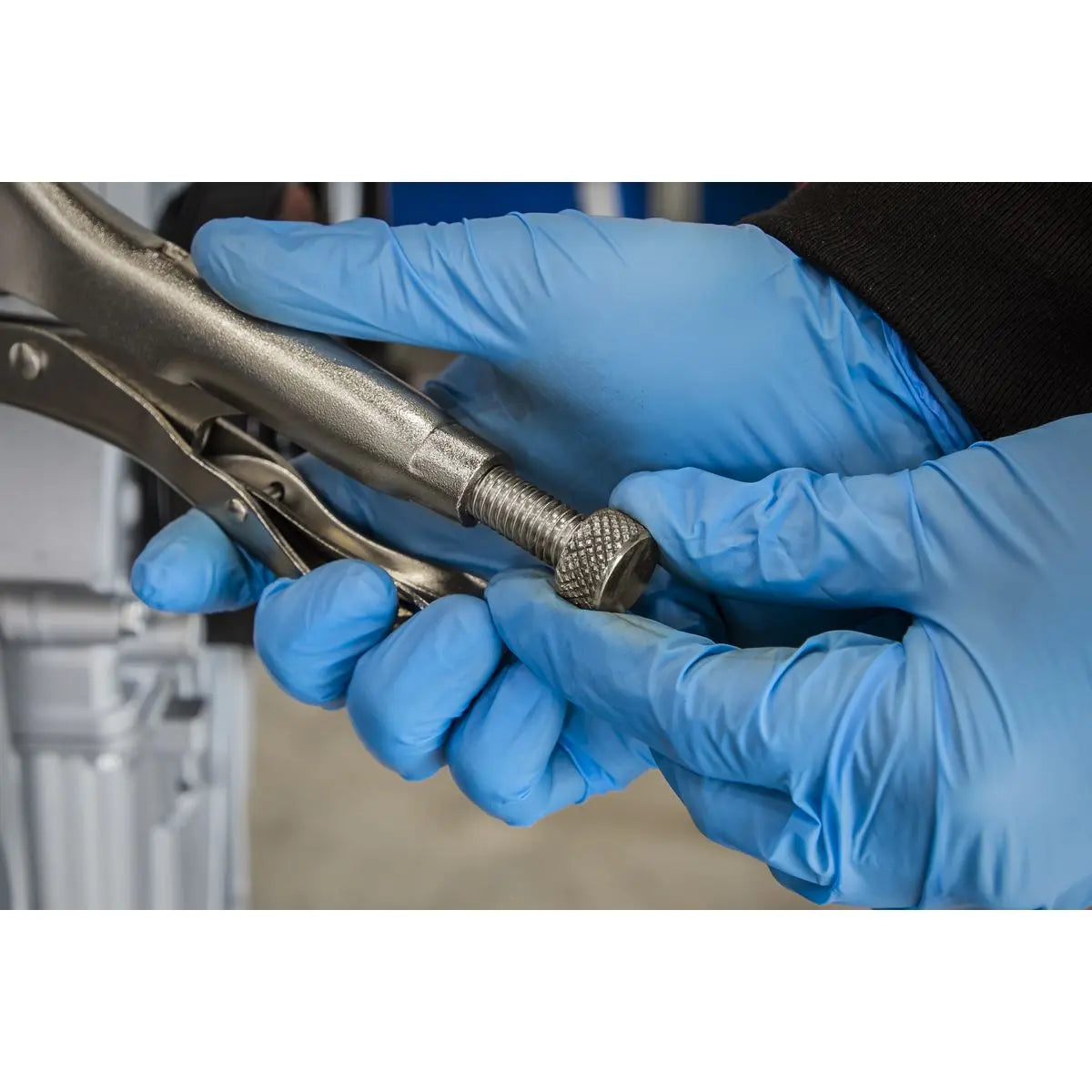 Sealey Ø45-130mm Oil Filter Locking Pliers - Angled 