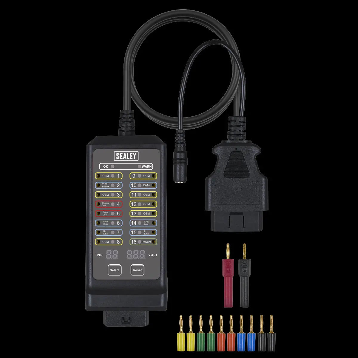Sealey OBD Breakout Box 16-Pin 12V/24V  White Rose Tools