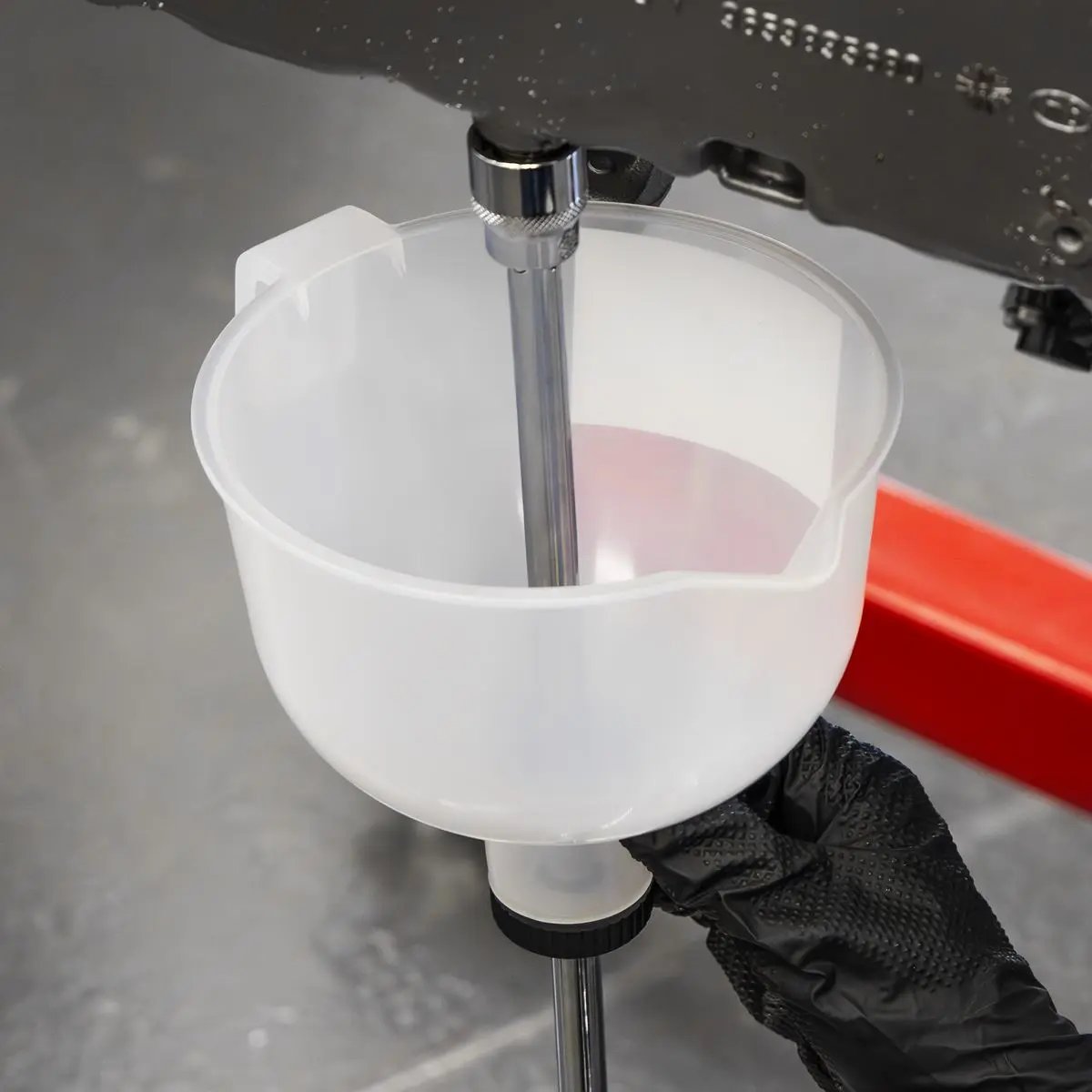 Sealey Oil Capture Extension Funnel Set  White Rose Tools