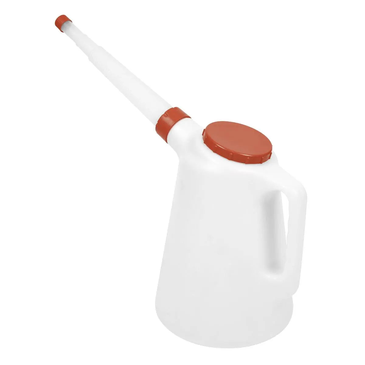 Sealey Oil Container with Red Lid & Flexible Spout 5L 