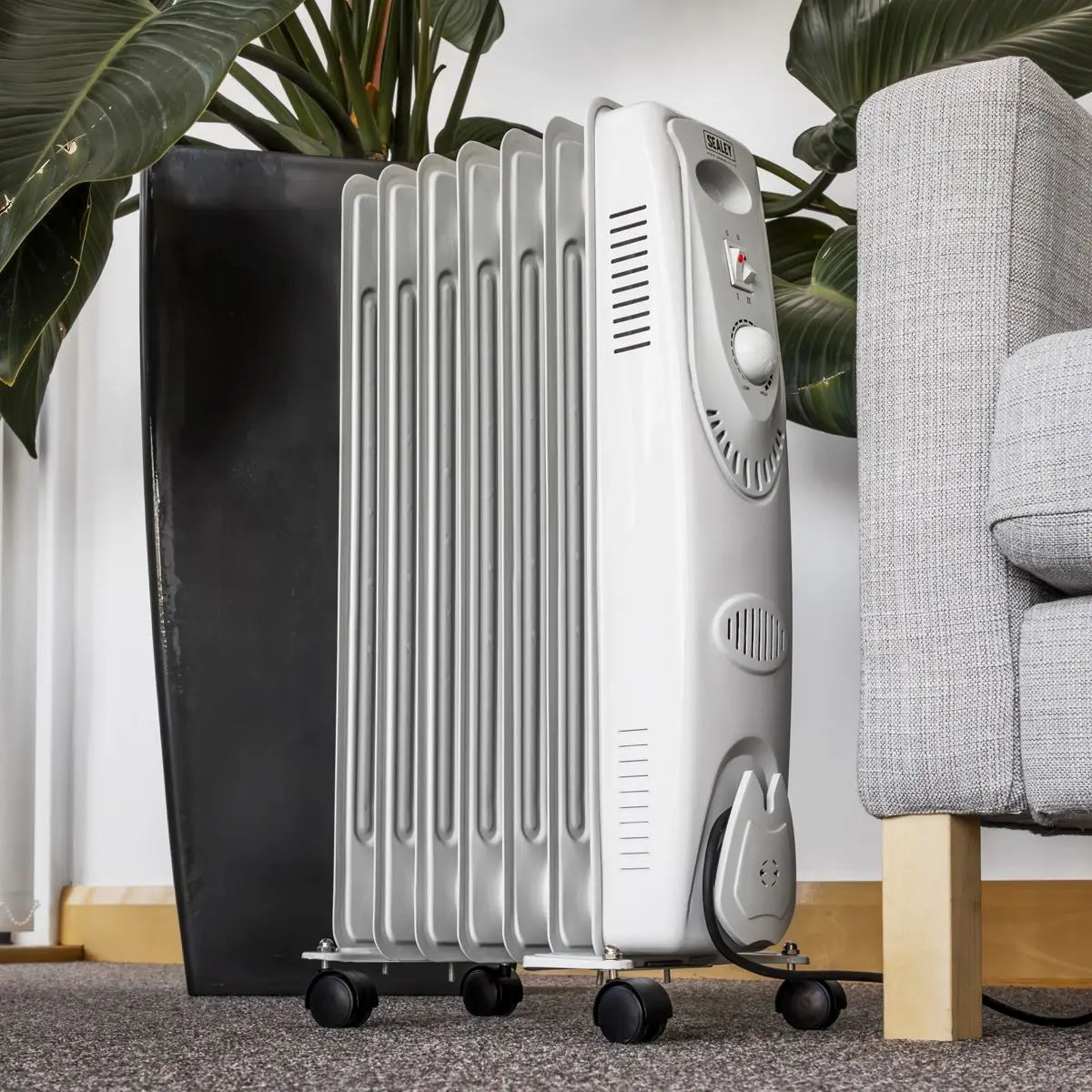 Sealey Oil Filled Radiator 1500W/230V 7-Element 