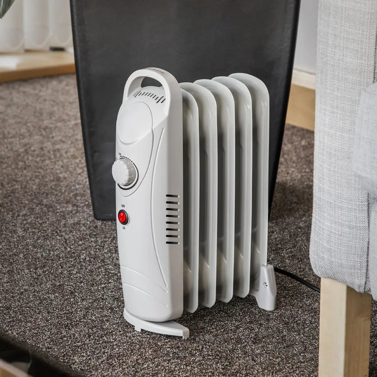Sealey Oil-Filled Radiator Mini 800W/230V 6-Element 