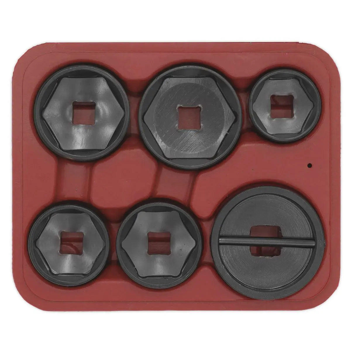 Sealey Oil Filter Cap Wrench Set 6pc 