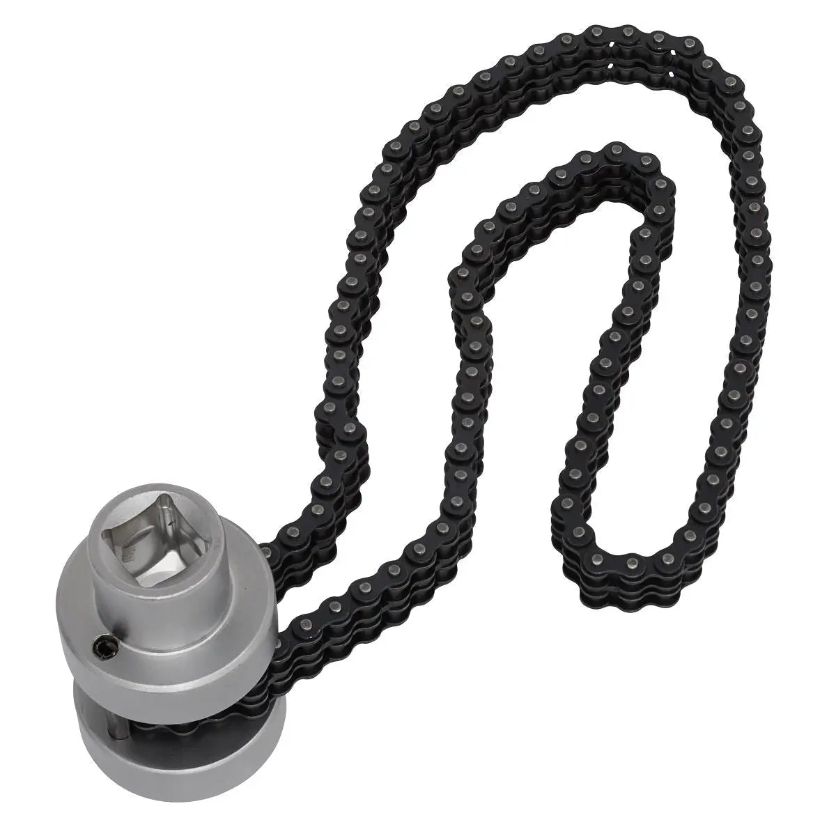 Sealey Oil Filter Chain Wrench Ø60-115mm 1/2"Sq Drive 