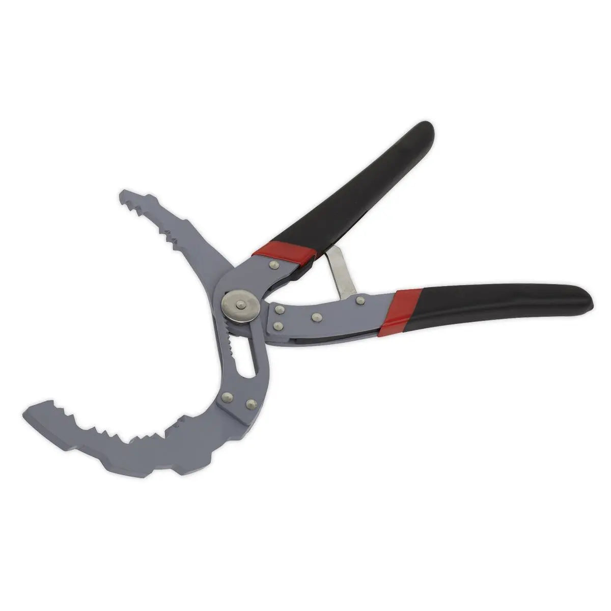 Sealey Oil Filter Pliers Self-Adjusting Angled 