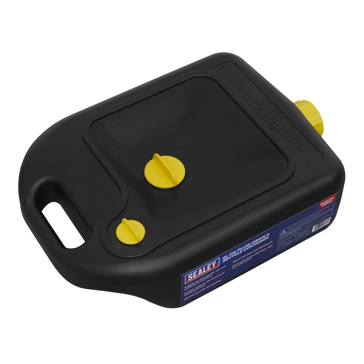 Sealey Oil/Fluid Drain & Recycle Container 6L 