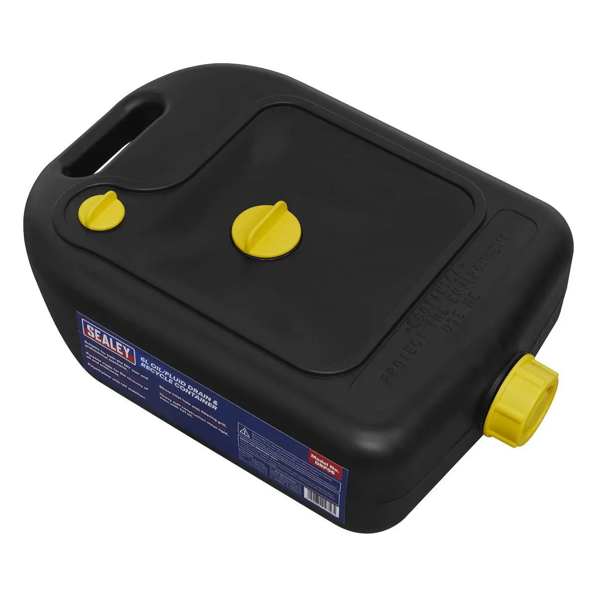 Sealey Oil/Fluid Drain & Recycle Container 6L 