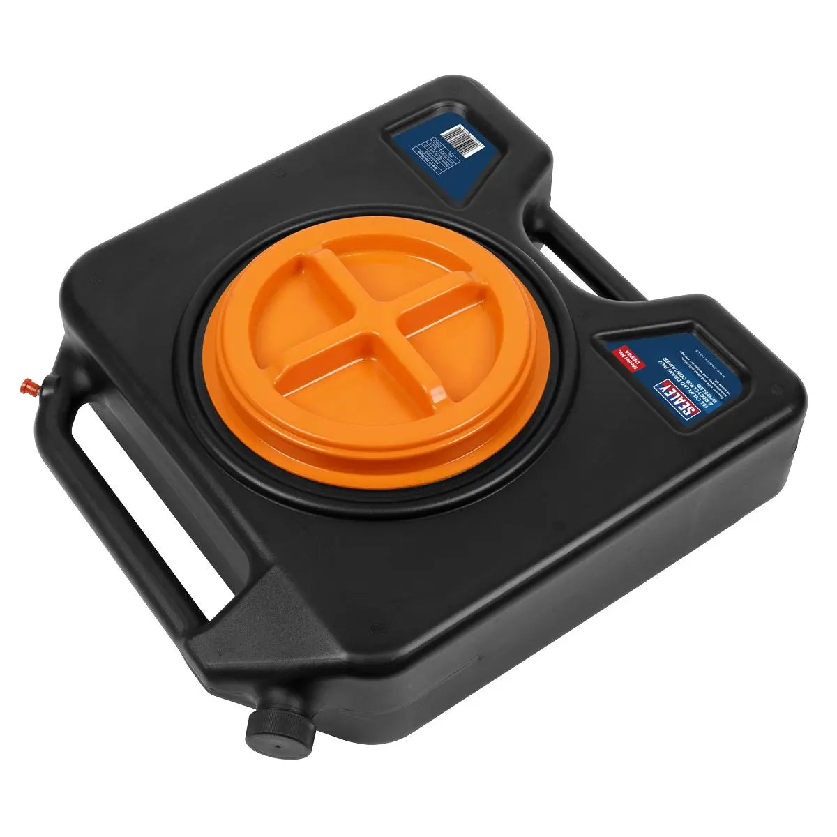 Sealey Oil/Fluid Drain & Recycling Container 15L - Wheeled 
