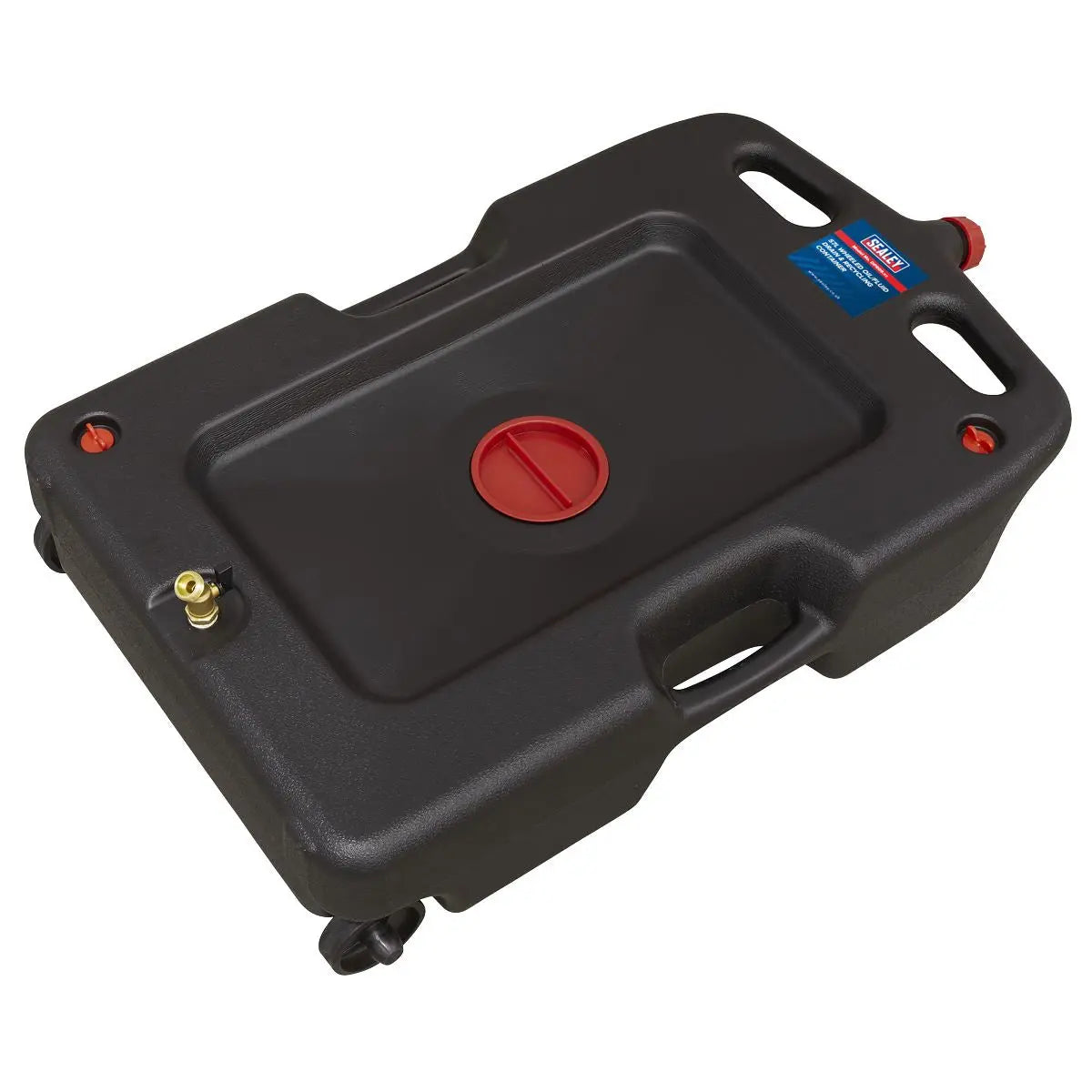 Sealey Oil/Fluid Drain & Recycling Container 54L - Wheeled  White Rose Tools