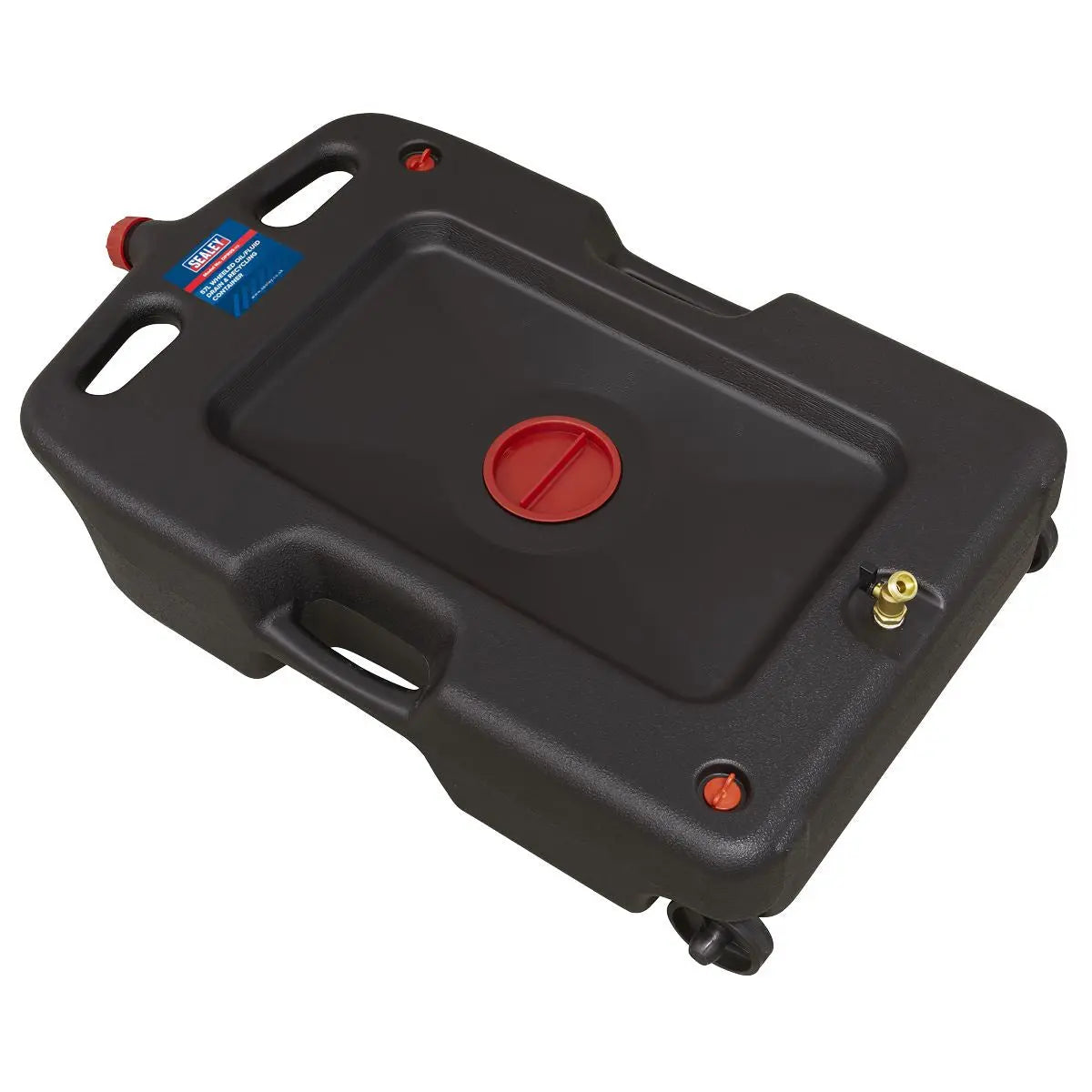 Sealey Oil/Fluid Drain & Recycling Container 54L - Wheeled  White Rose Tools