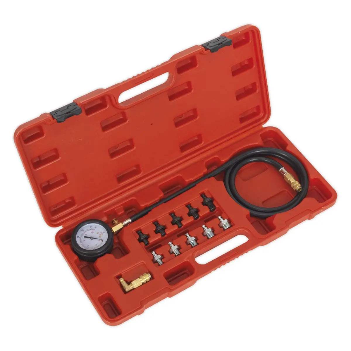 Sealey Oil Pressure Test Kit 12 Piece 