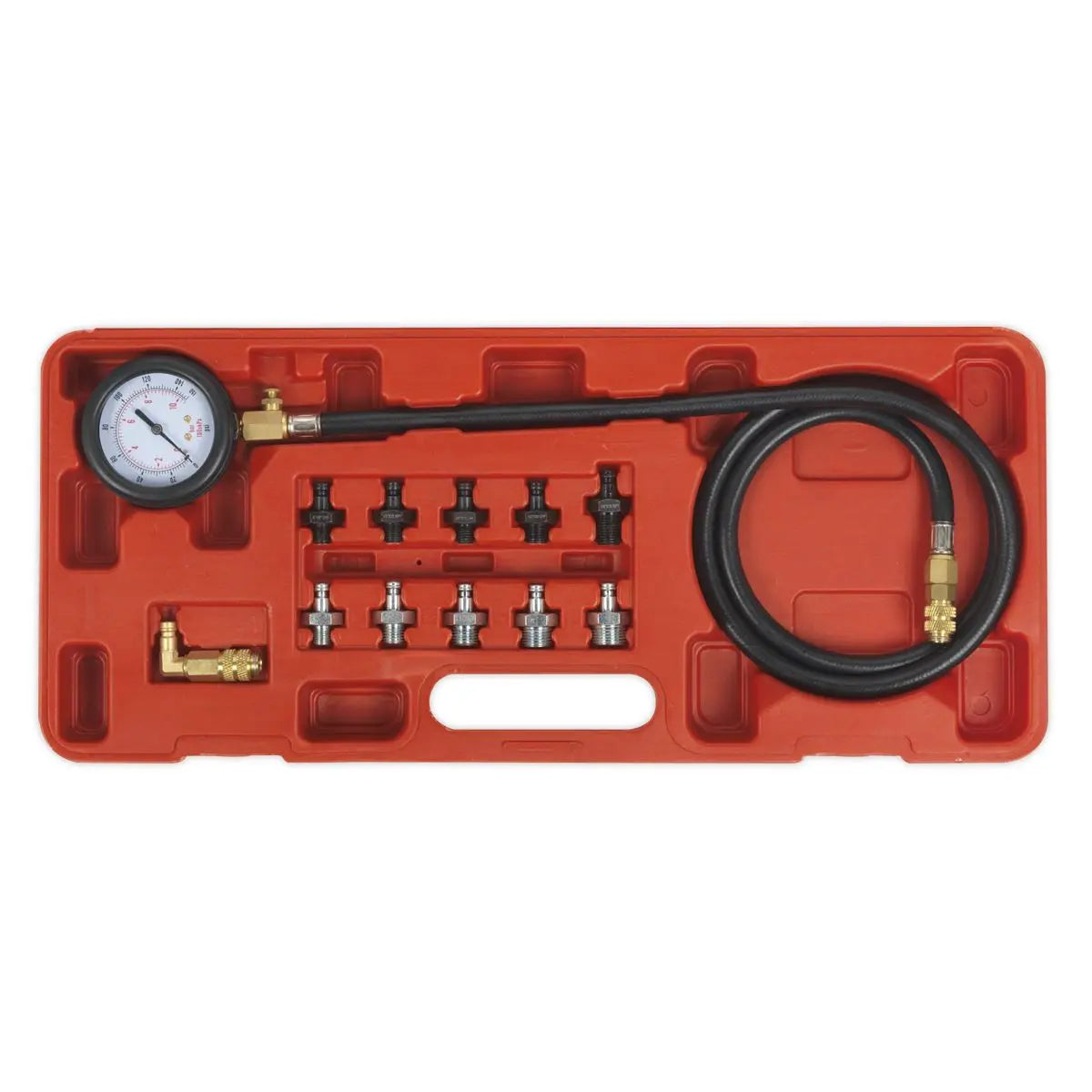 Sealey Oil Pressure Test Kit 12 Piece 