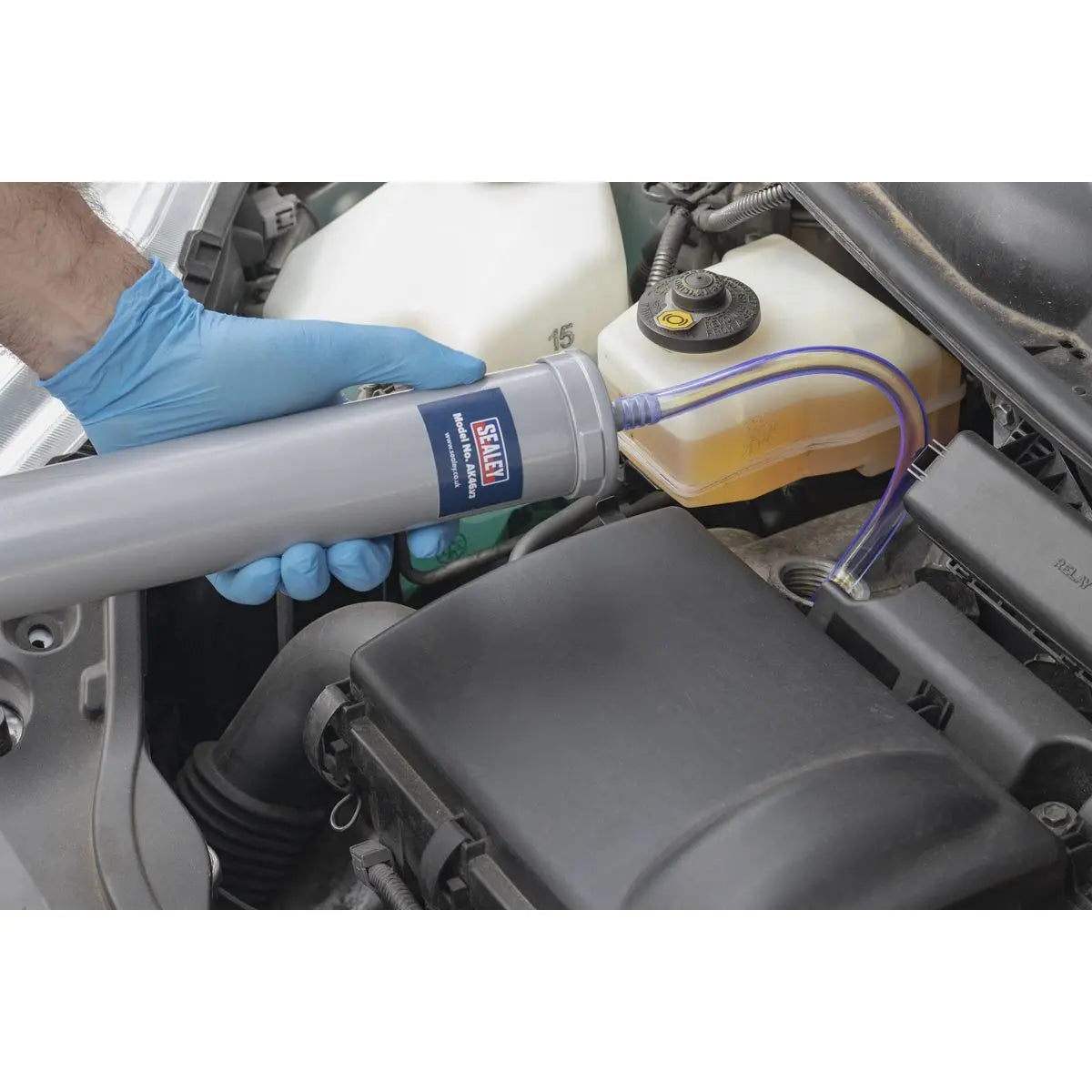 Sealey Oil Suction Syringe 500ml Metal Body 