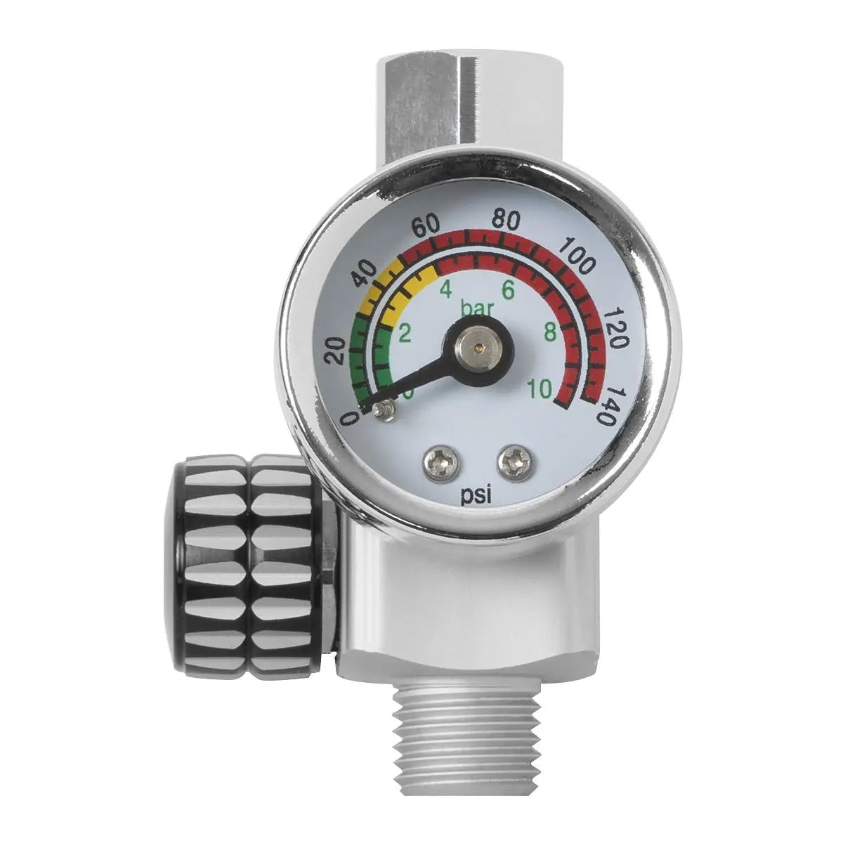 Sealey On Gun Pressure Regulator/Gauge Spray Gun Air Tool Accessories 