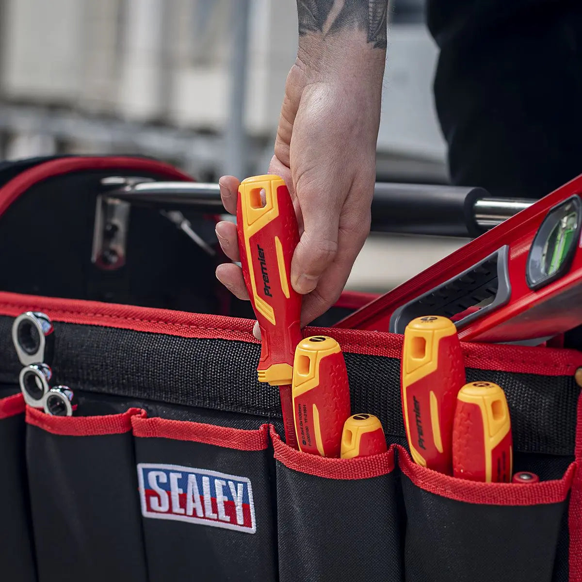 Sealey Open Tool Storage Bag 500mm  White Rose Tools
