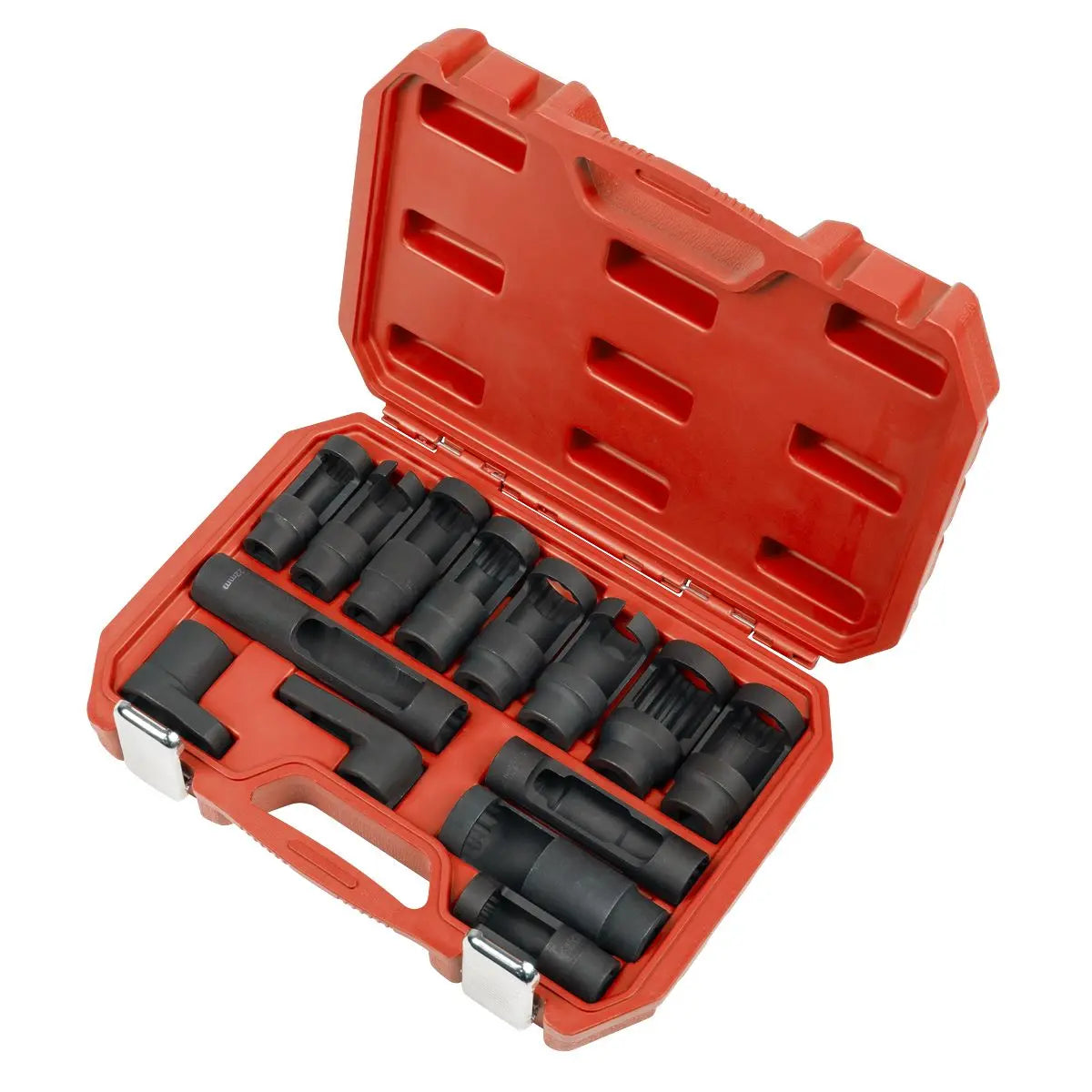 Sealey Oxygen & Diesel Injector Window Socket Set 1/2"Sq Drive 14pc  White Rose Tools