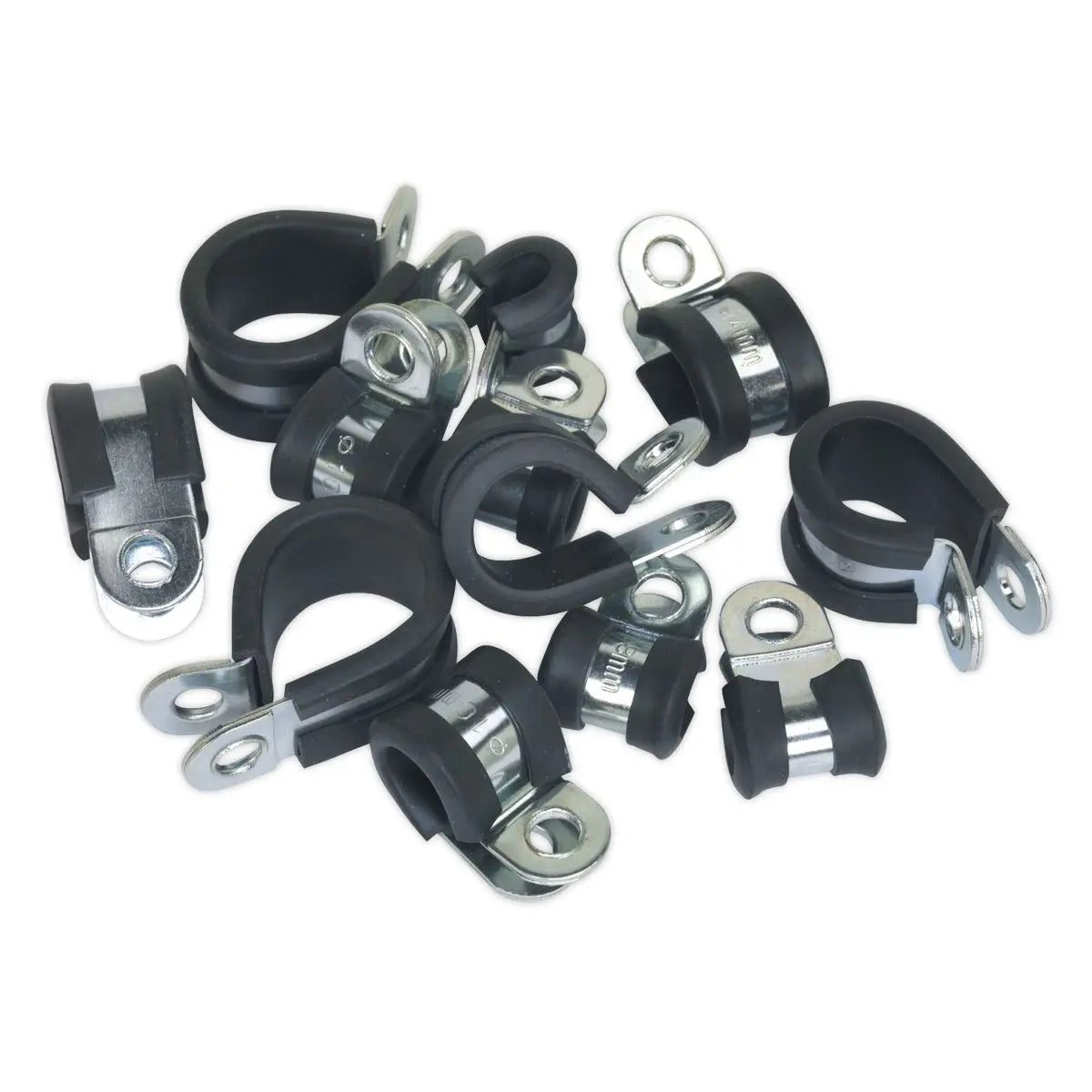 Sealey P-Clip Rubber Lined Assortment 60pc 