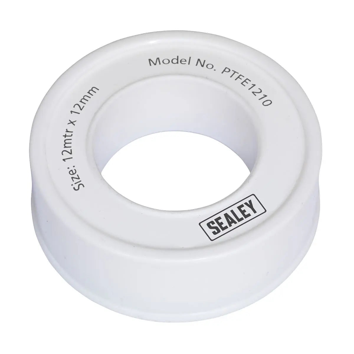 Sealey PTFE Thread Sealing Tape 12mm x 12m Pack of 10  White Rose Tools