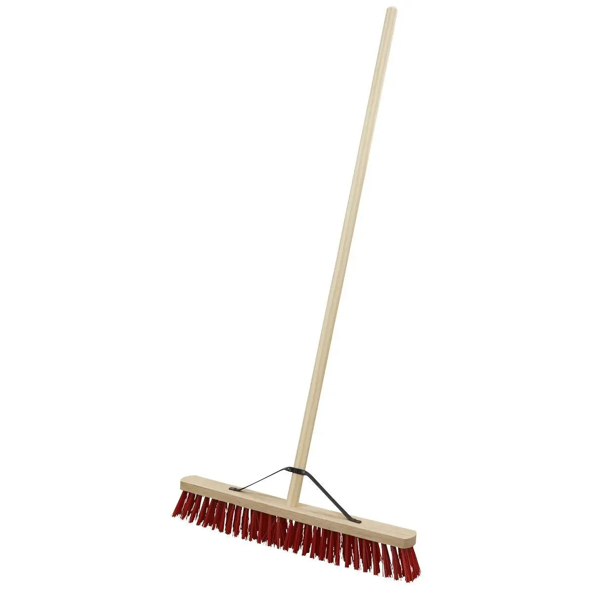Sealey PVC Bristle Broom 24"(610mm)  White Rose Tools