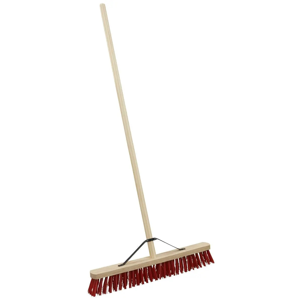 Sealey PVC Bristle Broom 24"(610mm)  White Rose Tools