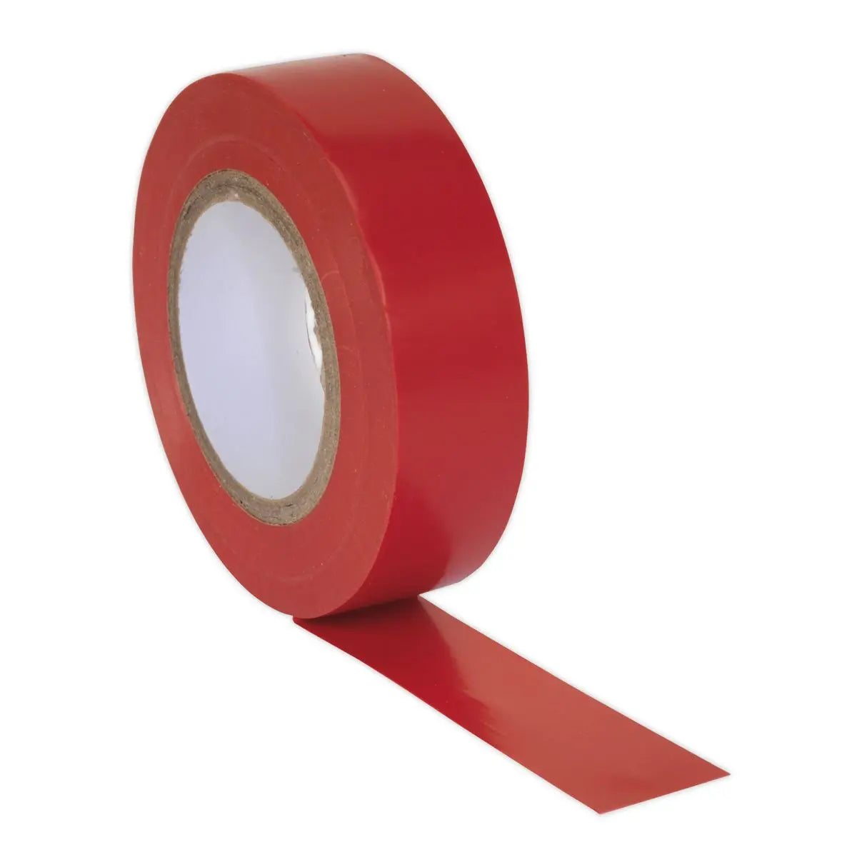 Sealey PVC Insulating Tape 19mm x 20m Red Pack of 10 
