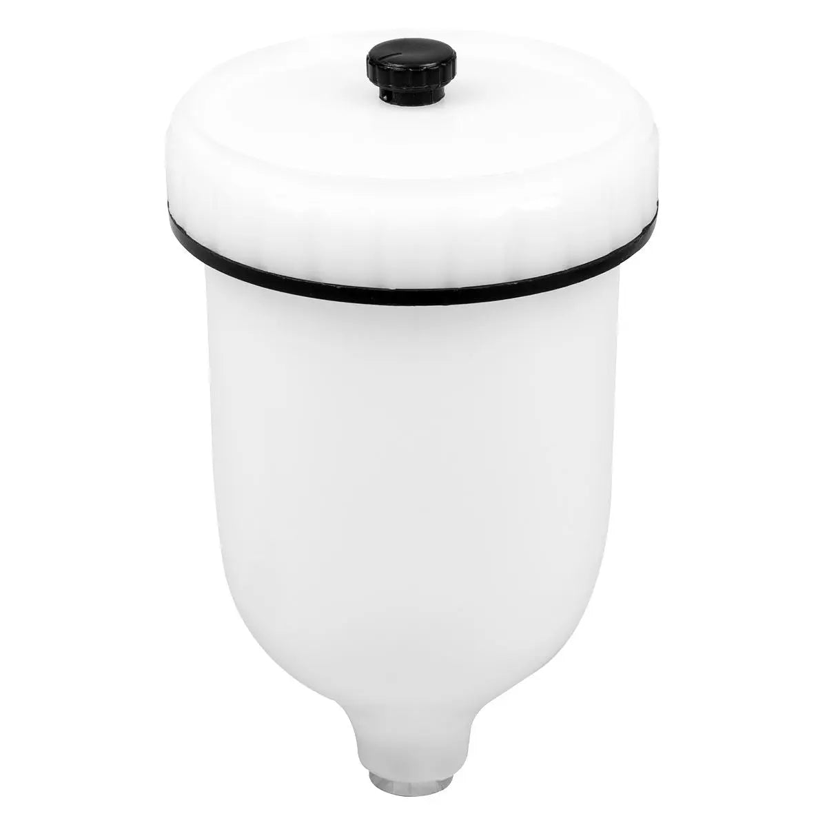 Sealey Paint Spray Gun Pot with Brass Fitting 600ml - White  White Rose Tools