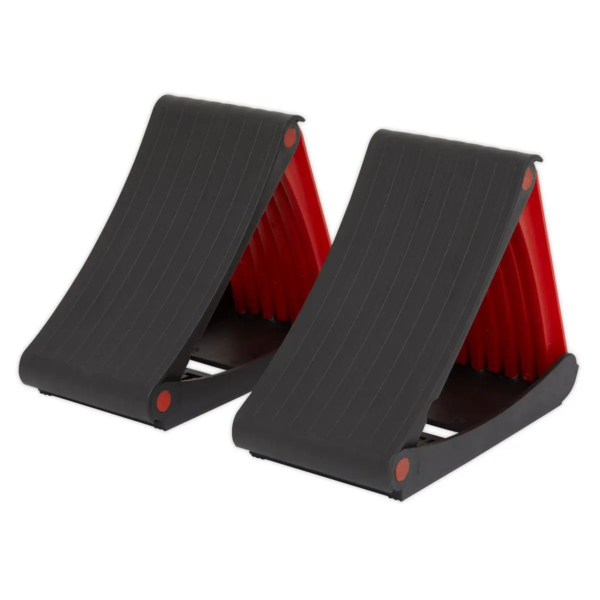 Sealey Pair of Folding Wheel Chocks 
