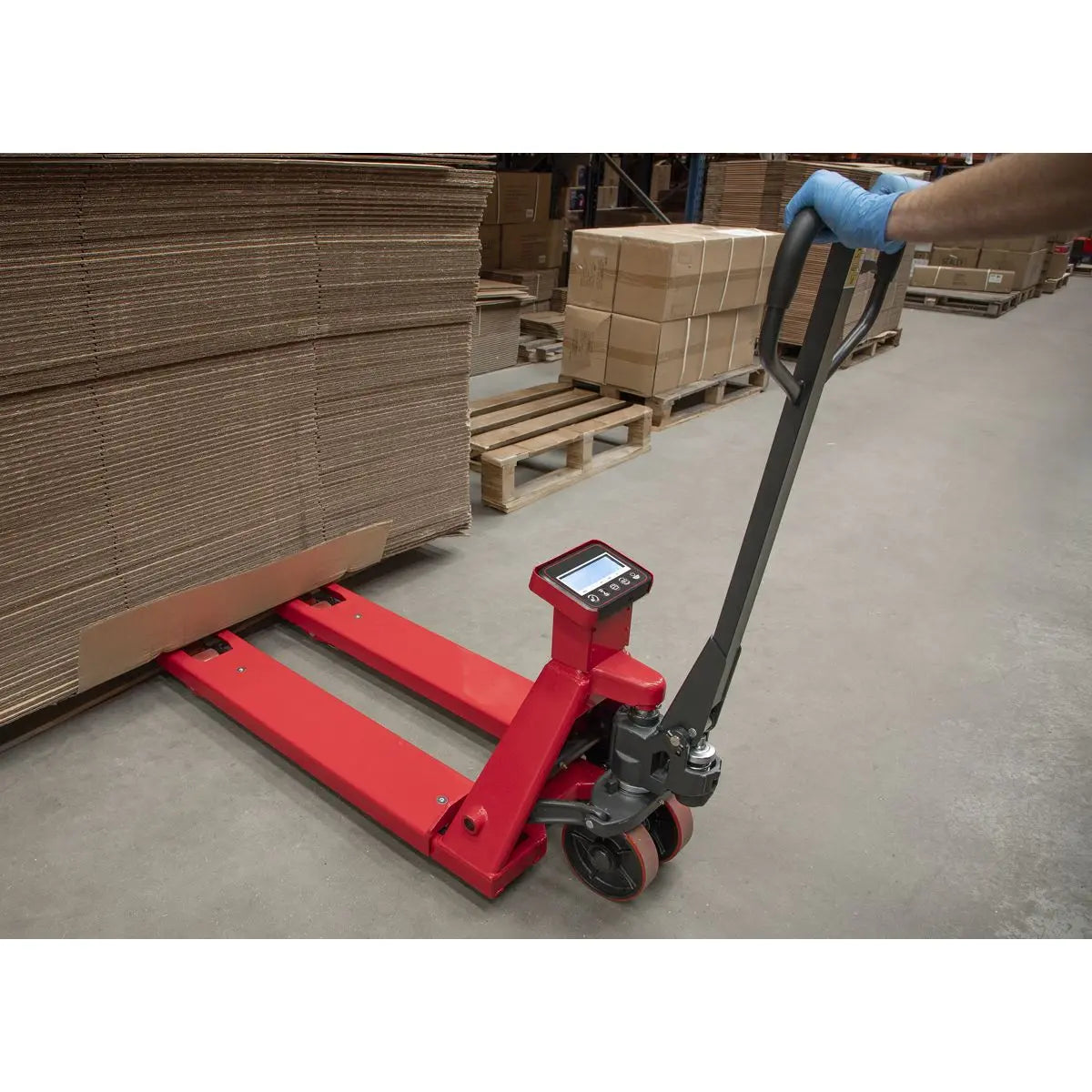 Sealey Pallet Truck with Scales - 2000kg Capacity 1150 x 555mm 