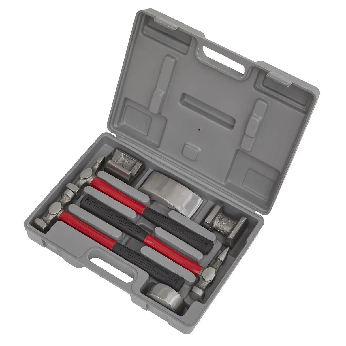 Sealey Panel Beating Set 7pc Drop-Forged Fibreglass Shafts 