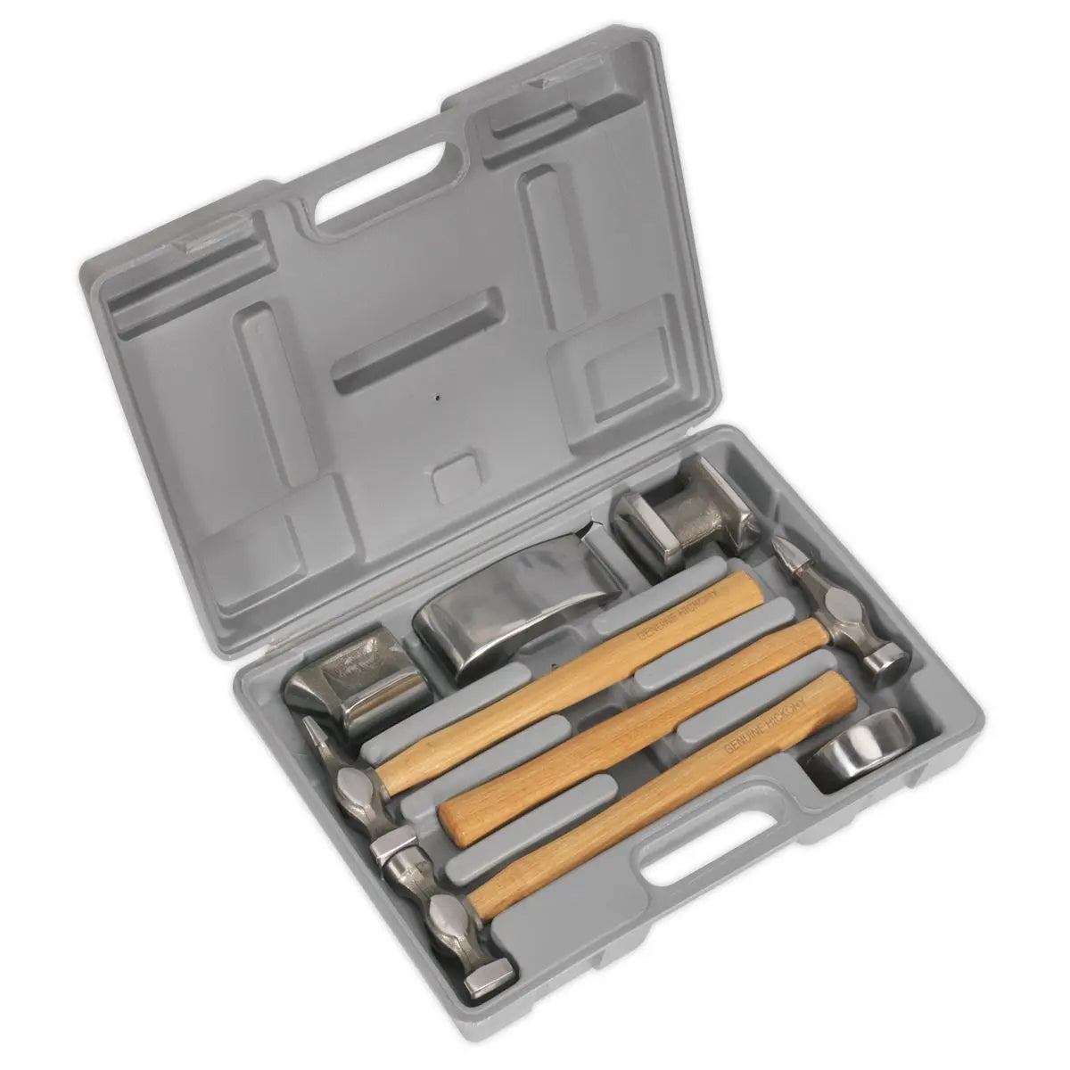 Sealey Panel Beating Set 7pc Drop-Forged Hickory Shafts 