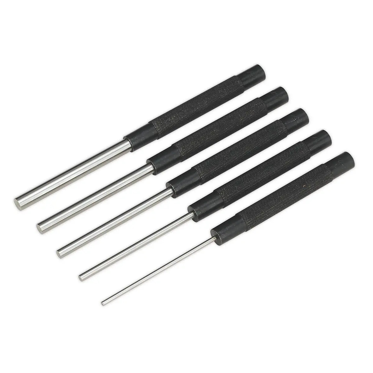 Sealey Parallel Pin Punch Set 5pc Long Pattern 