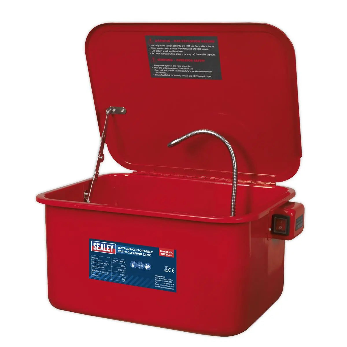 Sealey Parts Cleaning Tank Bench/Portable 