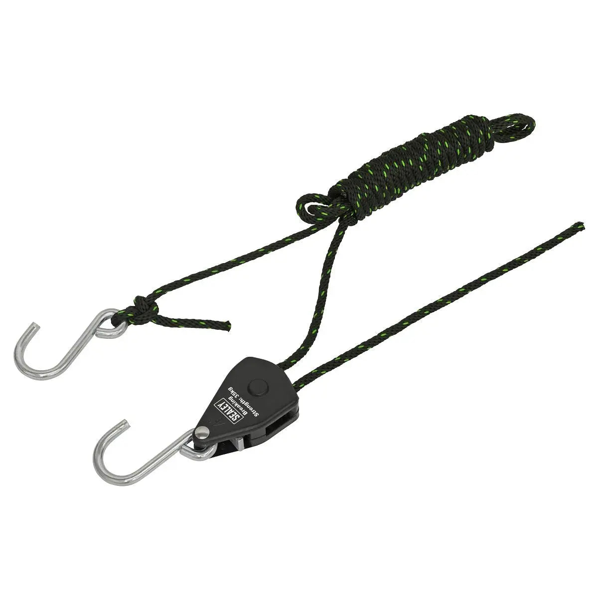 Sealey Parts Hanger/Tie Down Ratchet 2m with S-Shaped Hooks - Pack of 2  White Rose Tools