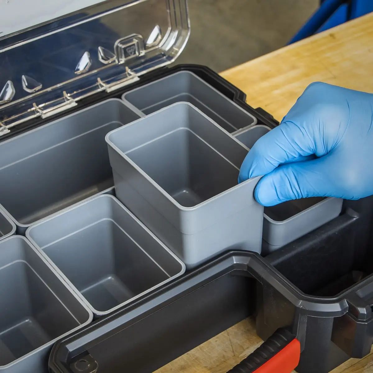 Sealey Parts Storage Case with Fixed & Removable Compartments 