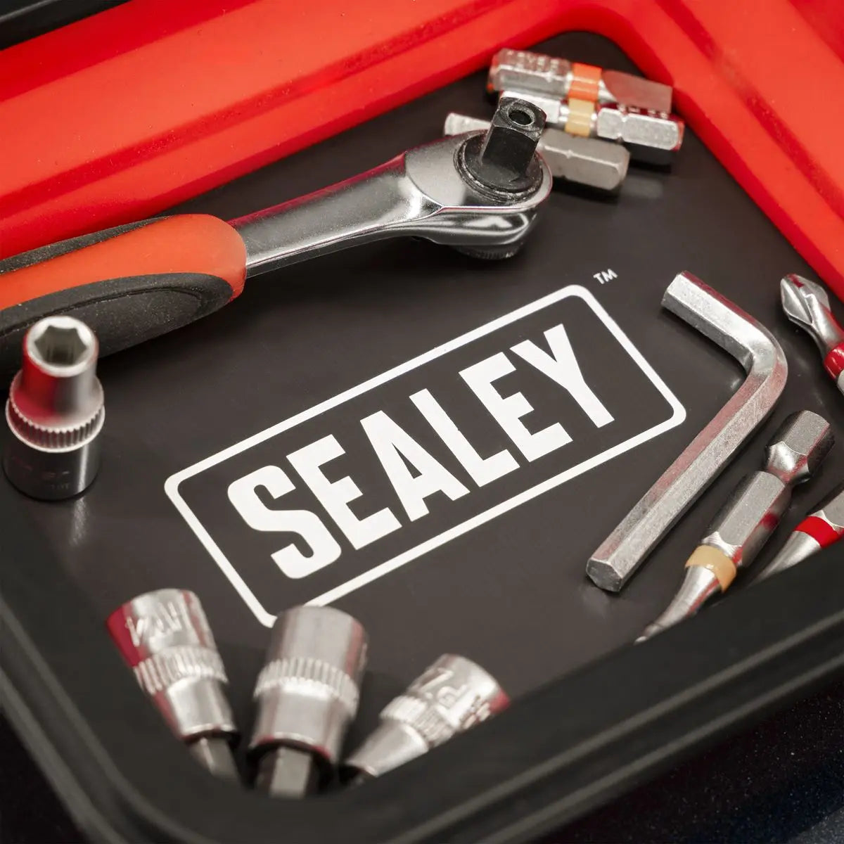 Sealey Parts Tray Collapsible Magnetic - Set of 3  White Rose Tools